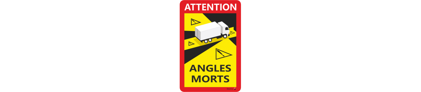 adesivo per camion angolo morto